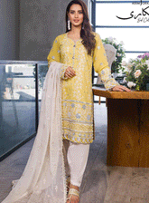 Asim Jofa Embroidered Lawn Unstitced 3 Piece Suit - AJ22CL AJCK-06