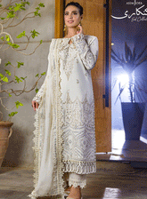 Asim Jofa Embroidered Lawn Unstitced 3 Piece Suit - AJ22CL AJCK-10