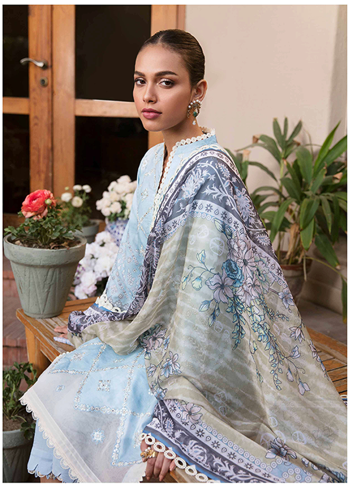 Afsanah By Seran Embroidered Lawn Unstitched 3 Piece Suit - 10 Afsanah By Seran Embroidered Lawn Unstitched 3 Piece Suit - 10