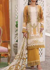 Ayesha Alishba By VS Textile Embroidered Lawn Unstitched 3 Piece Suit - 16