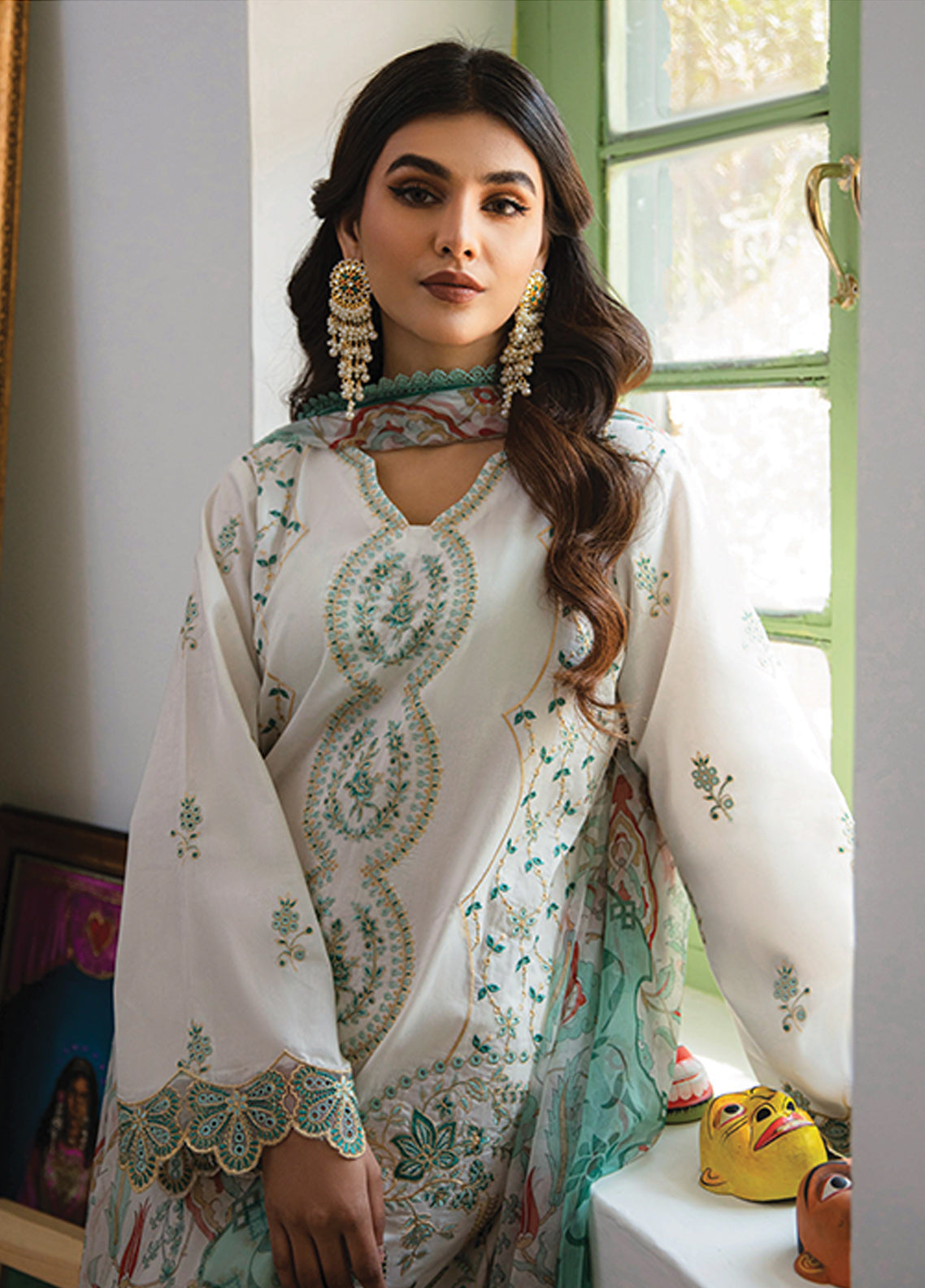 Afsaneh By Aabyaan Embroidered Lawn Unstitched 3 Piece Suit - 01 Afsaneh By Aabyaan Embroidered Lawn Unstitched 3 Piece Suit - 01