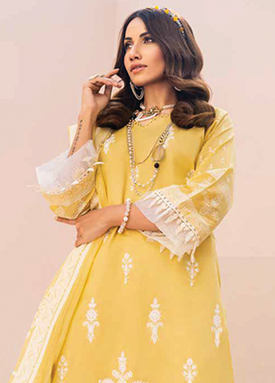 D#5562 Rashid White For Summer Emb Collection 223 D#5562 Rashid White For Summer Emb Collection 223