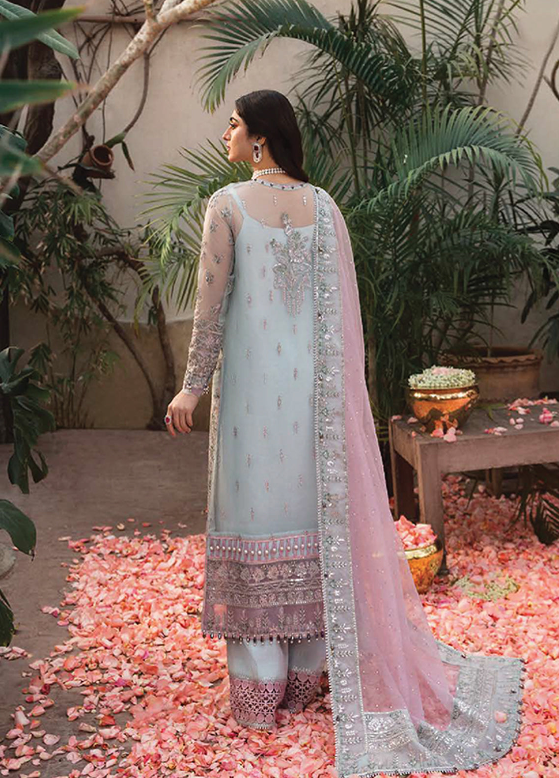 Mehrbano Ayzel By Afrozeh Embroidered Organza Unstitched 3 Piece Suit - 07 Mehrbano Ayzel By Afrozeh Embroidered Organza Unstitched 3 Piece Suit - 07