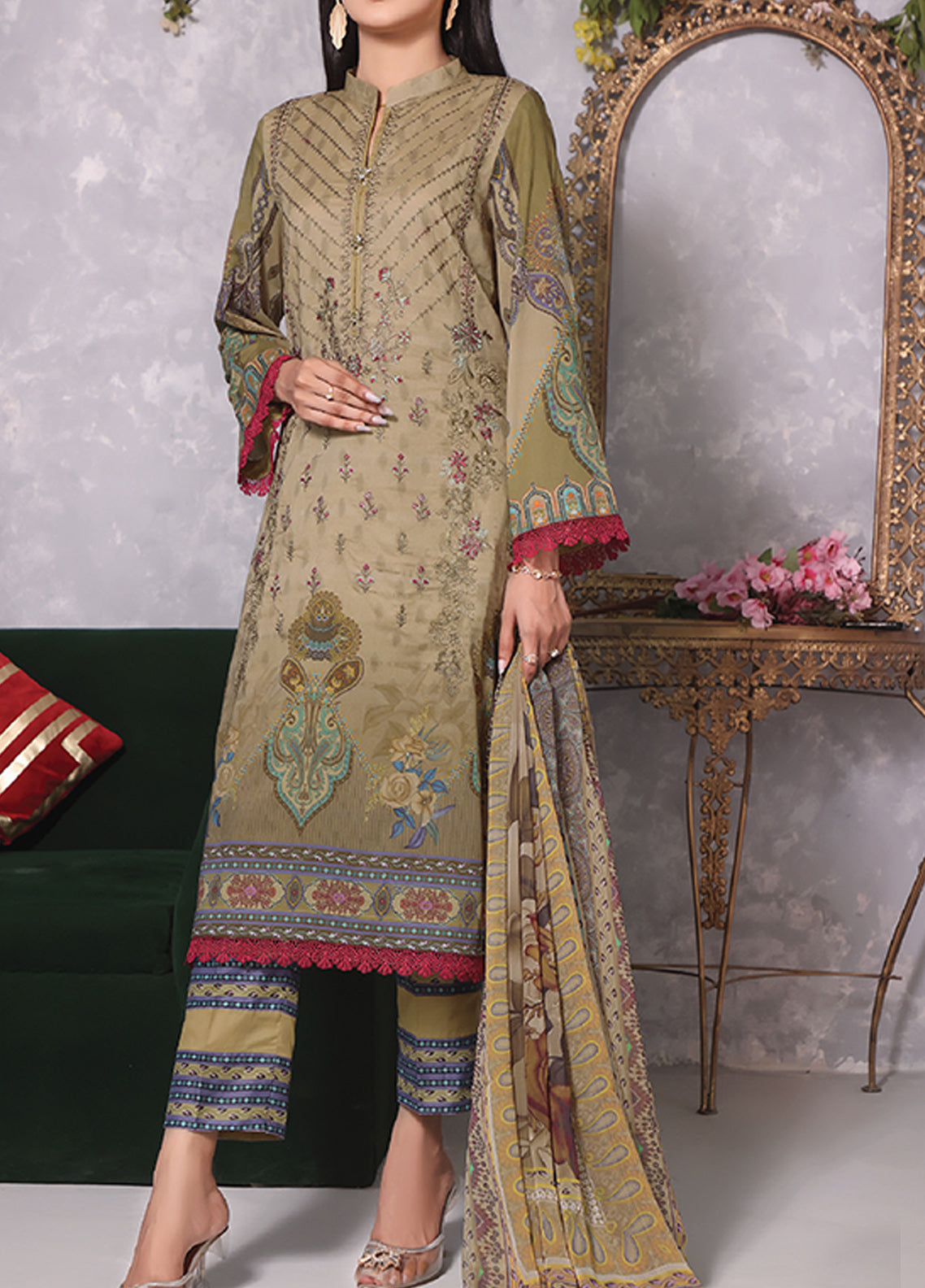 Ayesha Alishba By VS Textile Embroidered Lawn Unstitched 3 Piece Suit - 14 Ayesha Alishba By VS Textile Embroidered Lawn Unstitched 3 Piece Suit - 14