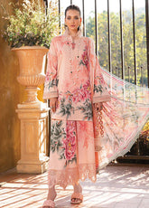 D#1714B Maria B M Print Emb Lawn Collection 223