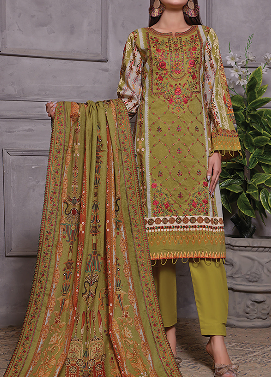 Misri By VS Textile Printed Lawn Unstitched 3 Piece Suit - 183 Misri By VS Textile Printed Lawn Unstitched 3 Piece Suit - 183