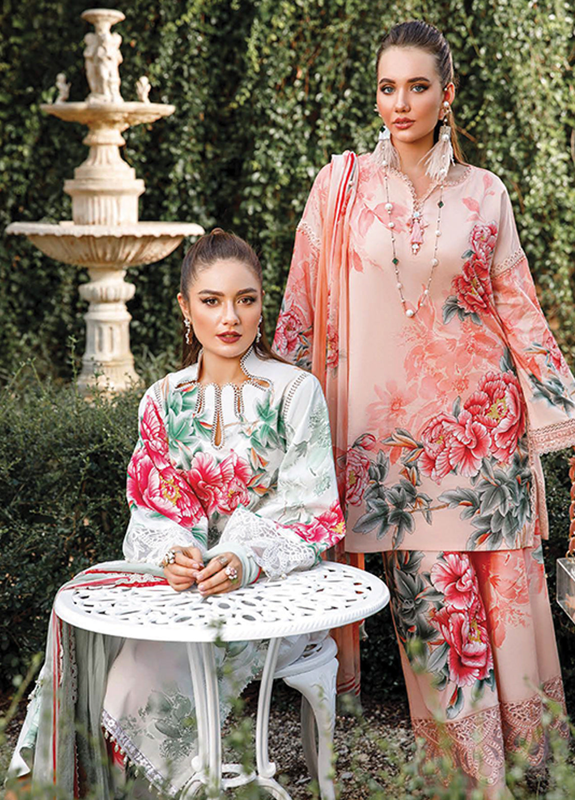 D#1714A Maria B M Print Emb Lawn Collection 223 D#1714A Maria B M Print Emb Lawn Collection 223