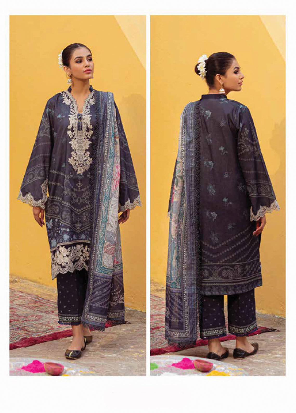 D#5B Zarqash Tresor Luxe Emb Lawn Collection 323 D#5B Zarqash Tresor Luxe Emb Lawn Collection 323