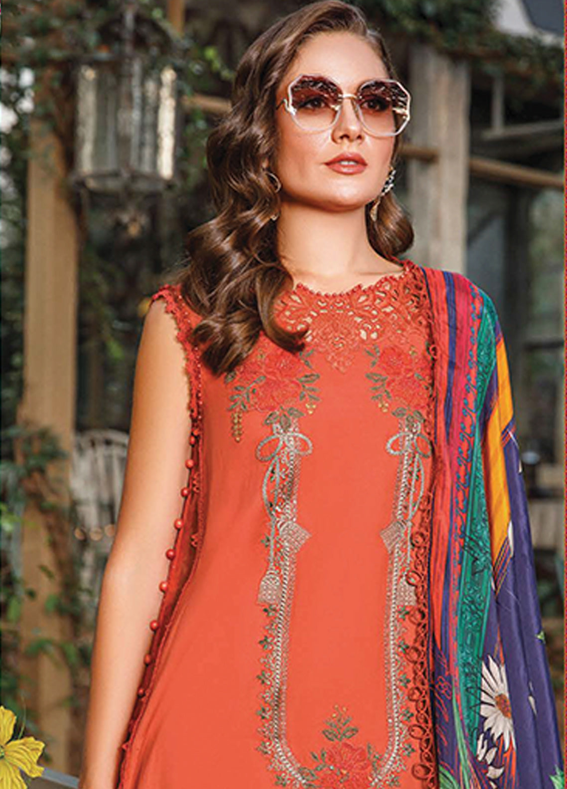 D#1707B Maria B M Print Emb Lawn Collection 223 D#1707B Maria B M Print Emb Lawn Collection 223