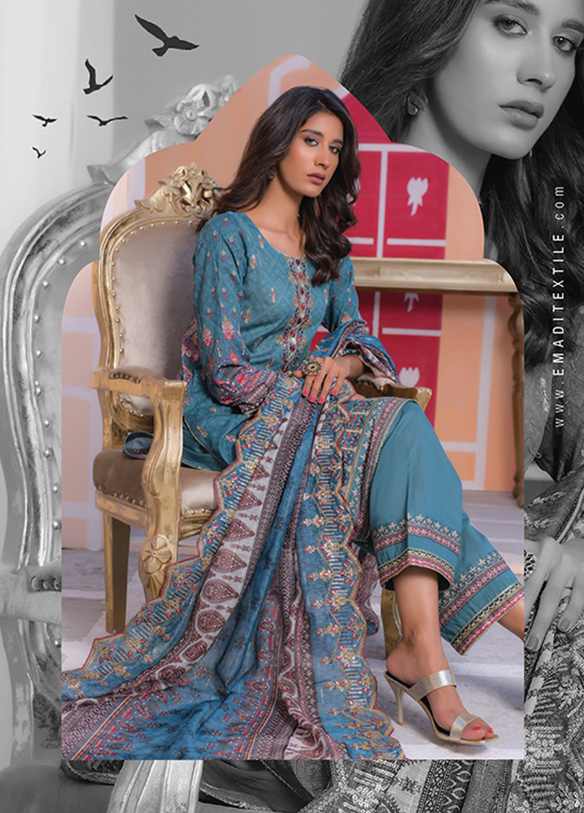 D#01 MTF Gardenia Digital Emb Lawn Collection 223 D#01 MTF Gardenia Digital Emb Lawn Collection 223