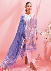 D#14 AlZohaib Colors Digital Printed Lawn Collection 323