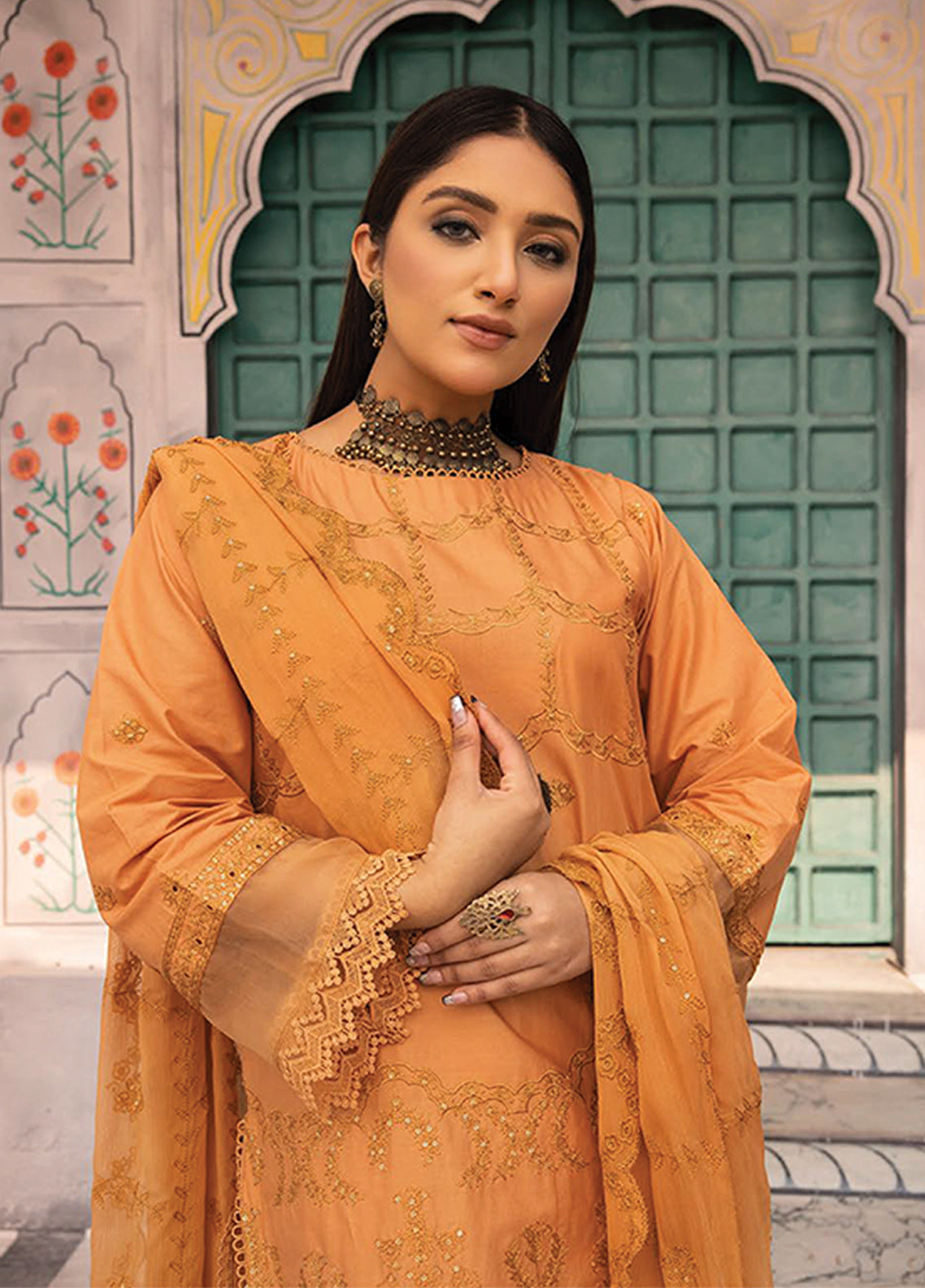 Azure By Aalaya Embroidered Lawn Unstitched 3 Piece Suit - 05 Azure By Aalaya Embroidered Lawn Unstitched 3 Piece Suit - 05