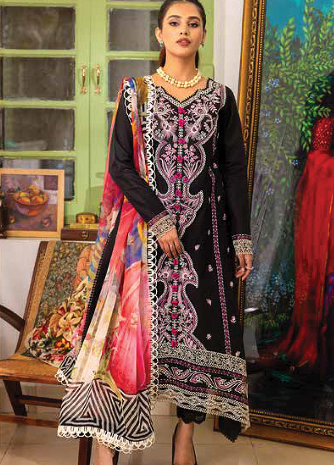 D#8B Roheenaz Tabeer Emb Lawn Collection 223 D#8B Roheenaz Tabeer Emb Lawn Collection 223