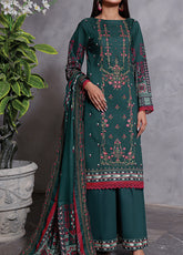 Misri By VS Textile Embroidered Lawn Unstitched 3 Piece Suit - 185