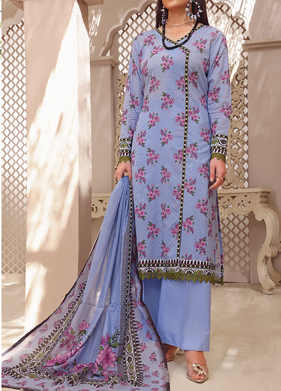 Misri By VS Textile Printed Lawn Unstitched 3 Piece Suit - 20 Misri By VS Textile Printed Lawn Unstitched 3 Piece Suit - 20