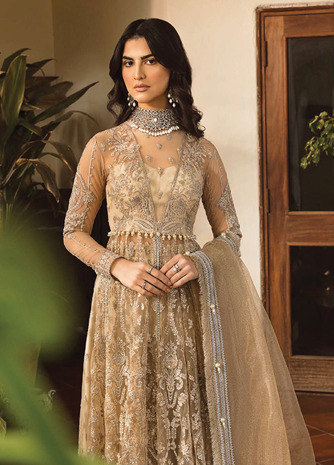Mehrbano Ayzel By Afrozeh Embroidered Net Unstitched 3 Piece Suit - 06 Mehrbano Ayzel By Afrozeh Embroidered Net Unstitched 3 Piece Suit - 06