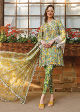 D#1708A Maria B M Print Emb Lawn Collection 223