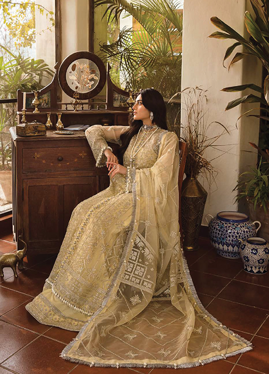 Mehrbano Ayzel By Afrozeh Embroidered Organza Unstitched 3 Piece Suit - 01 Mehrbano Ayzel By Afrozeh Embroidered Organza Unstitched 3 Piece Suit - 01