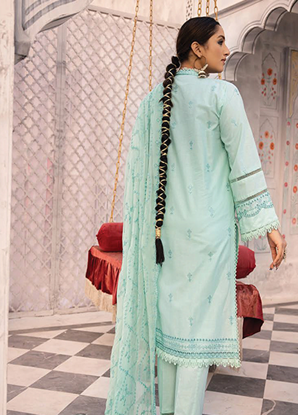Azure By Aalaya Embroidered Lawn Unstitched 3 Piece Suit - 03 Azure By Aalaya Embroidered Lawn Unstitched 3 Piece Suit - 03