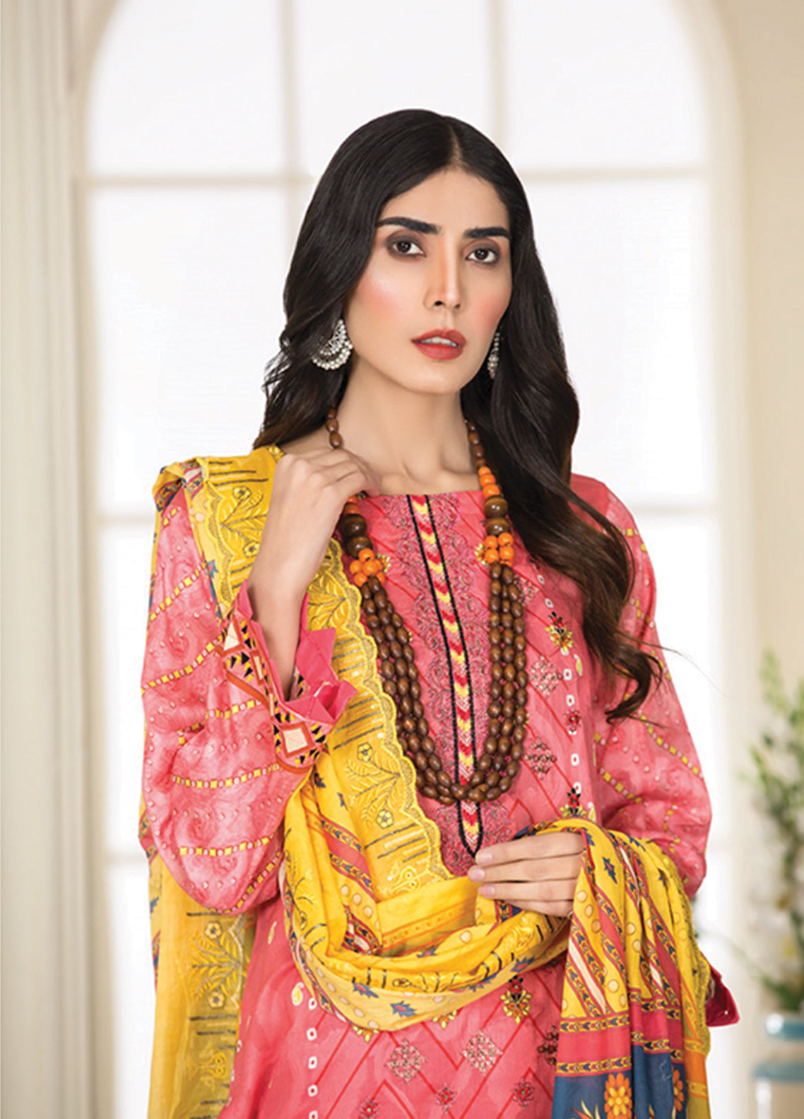 Riwaj By Afreen Embroidered Lawn Unstitched 3 Piece Suit - 04 Riwaj By Afreen Embroidered Lawn Unstitched 3 Piece Suit - 04