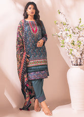 D#03 AlZohaib Colors Digital Printed Lawn Collection 323