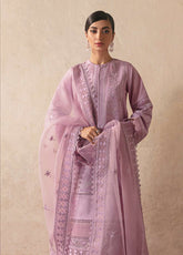 Lamhay By Afrozeh Embroidered Lawn Unstitched 3 Piece Suit - 10