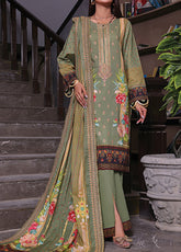 Misri By VS Textile Embroidered Lawn Unstitched 3 Piece Suit - 192