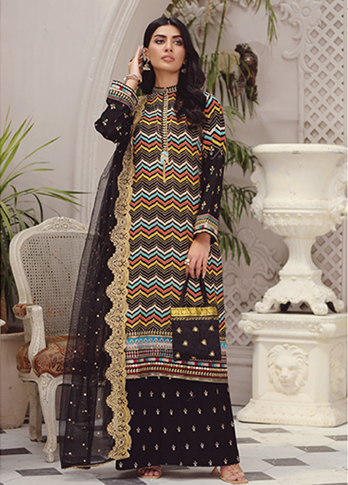 D#5015 LSM Lakhany Summer Gold Emb Collection 223 D#5015 LSM Lakhany Summer Gold Emb Collection 223