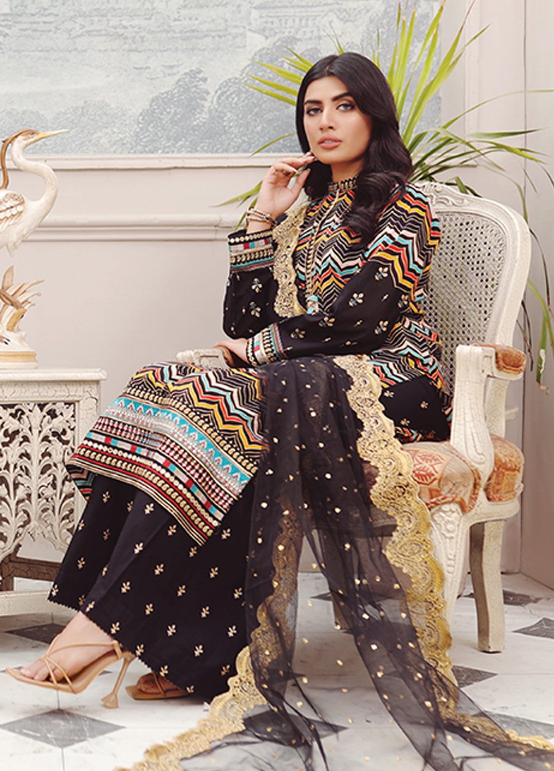 D#5015 LSM Lakhany Summer Gold Emb Collection 223 D#5015 LSM Lakhany Summer Gold Emb Collection 223