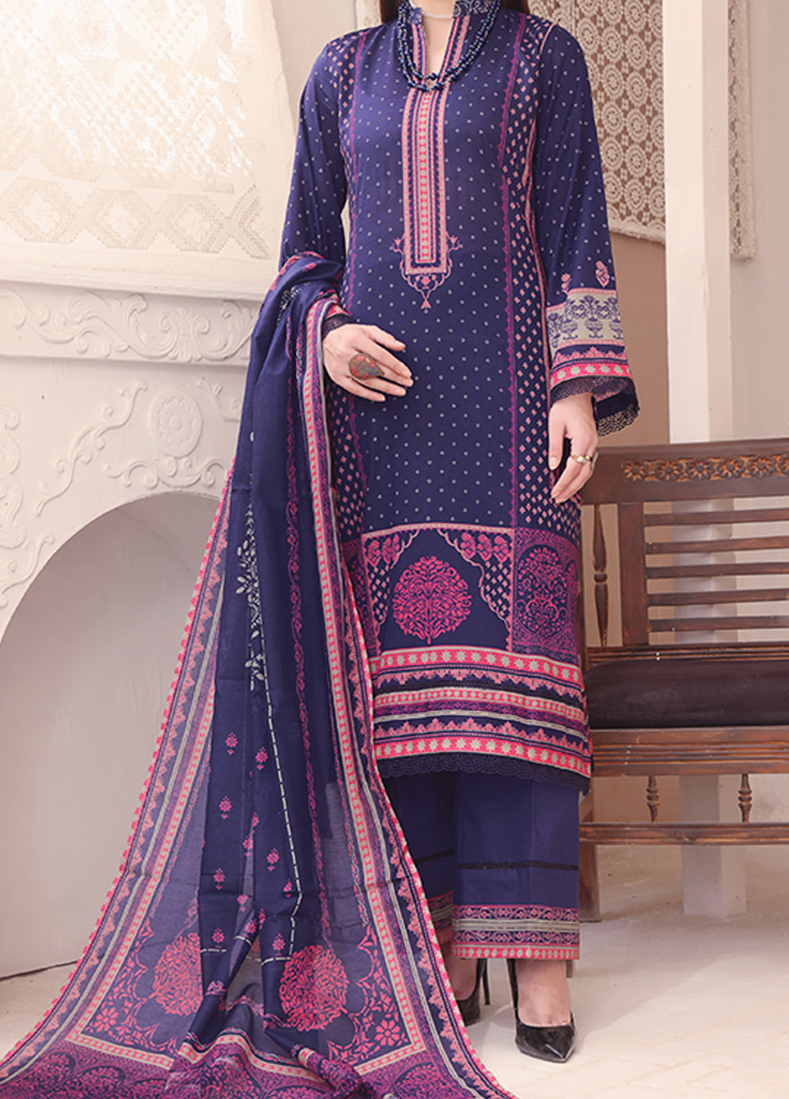 Misri By VS Textile Printed Lawn Unstitched 3 Piece Suit - 08 Misri By VS Textile Printed Lawn Unstitched 3 Piece Suit - 08
