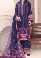 Misri By VS Textile Printed Lawn Unstitched 3 Piece Suit - 08