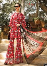 D#1710A Maria B M Print Emb Lawn Collection 223