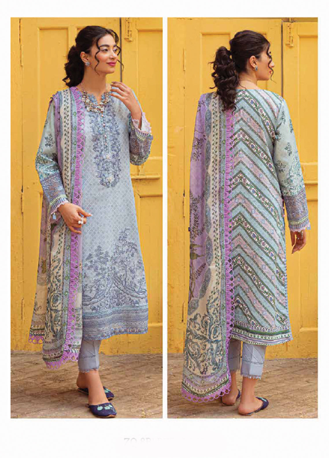D#8B Zarqash Tresor Luxe Emb Lawn Collection 323 D#8B Zarqash Tresor Luxe Emb Lawn Collection 323