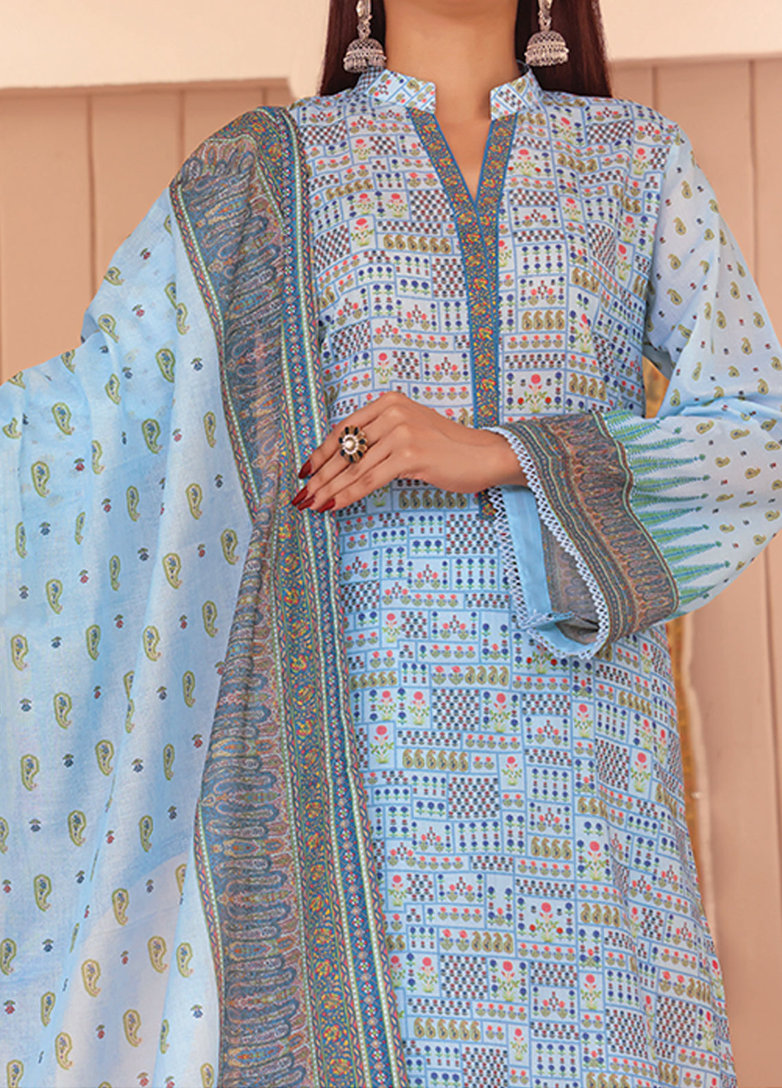 Misri By VS Textile Printed Lawn Unstitched 3 Piece Suit - 09 Misri By VS Textile Printed Lawn Unstitched 3 Piece Suit - 09