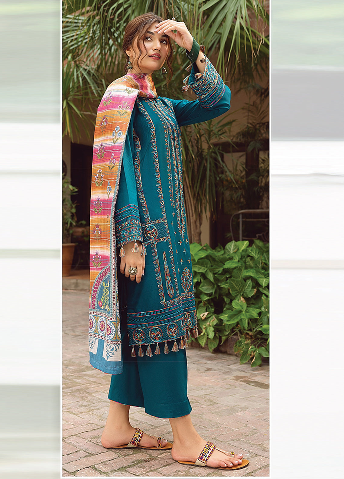 D#08 Jazmin Iris Emb Lawn Collection 223 D#08 Jazmin Iris Emb Lawn Collection 223