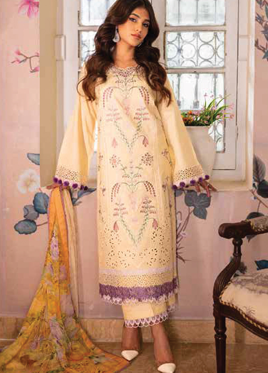 D#7B Roheenaz Tabeer Emb Lawn Collection 223 D#7B Roheenaz Tabeer Emb Lawn Collection 223