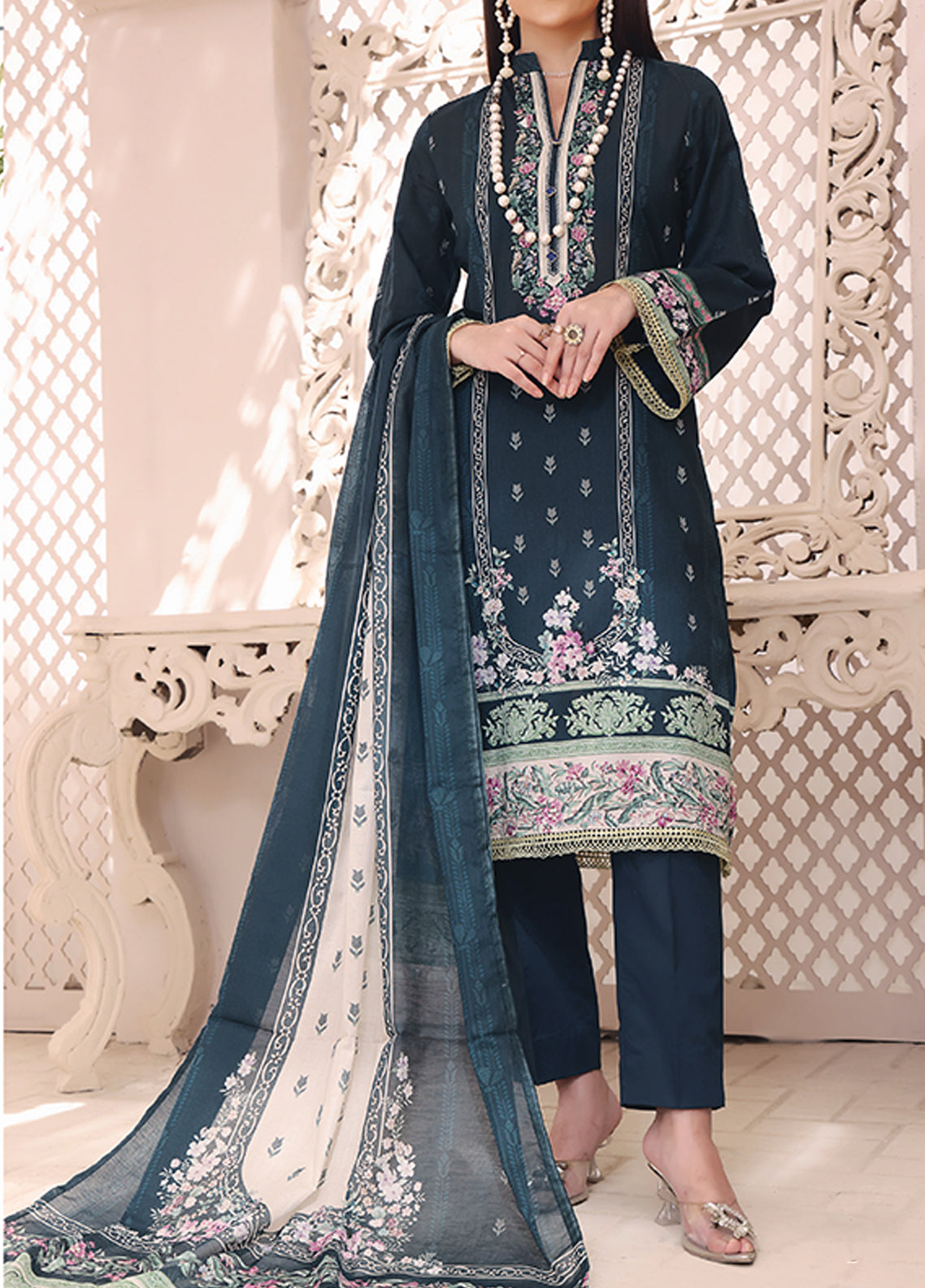 Misri By VS Textile Printed Lawn Unstitched 3 Piece Suit - 07 Misri By VS Textile Printed Lawn Unstitched 3 Piece Suit - 07