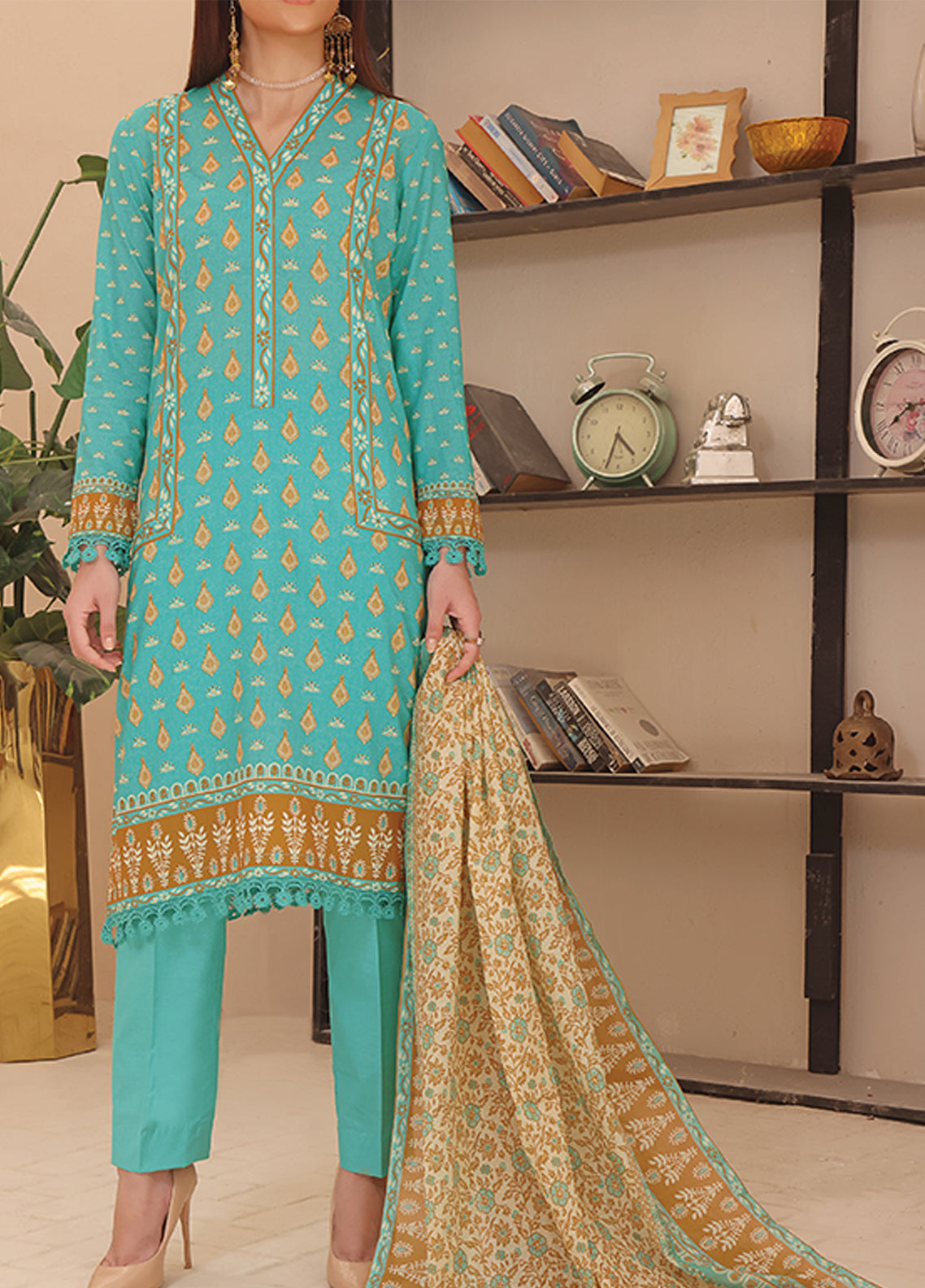 Misri By VS Textile Printed Lawn Unstitched 3 Piece Suit - 15 Misri By VS Textile Printed Lawn Unstitched 3 Piece Suit - 15