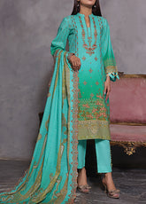 Misri By VS Textile Embroidered Lawn Unstitched 3 Piece Suit - 186