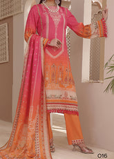 Misri By VS Textile Printed Lawn Unstitched 3 Piece Suit - 16