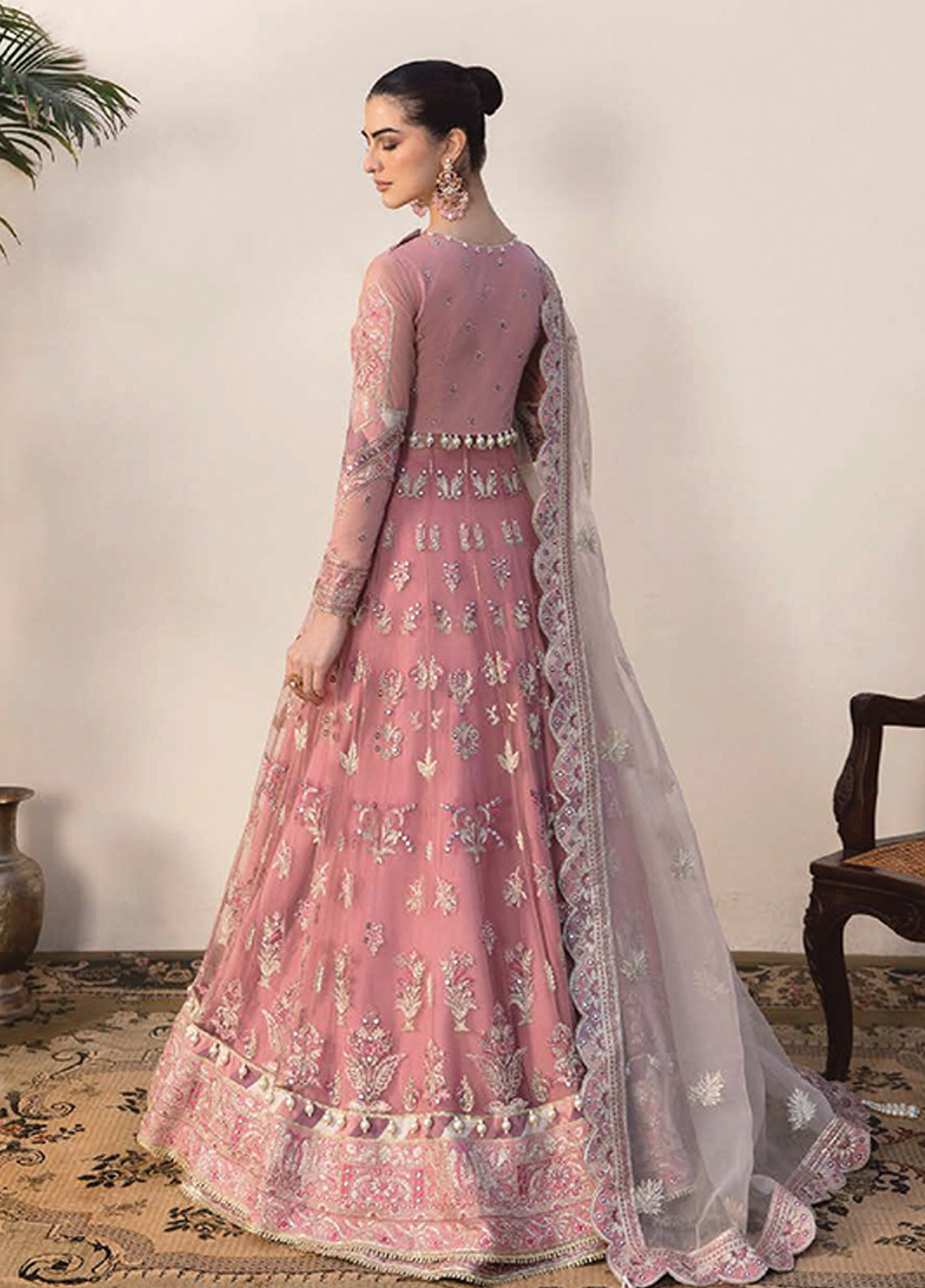 Mehrbano Ayzel By Afrozeh Embroidered Net Unstitched 3 Piece Suit - 08 Mehrbano Ayzel By Afrozeh Embroidered Net Unstitched 3 Piece Suit - 08