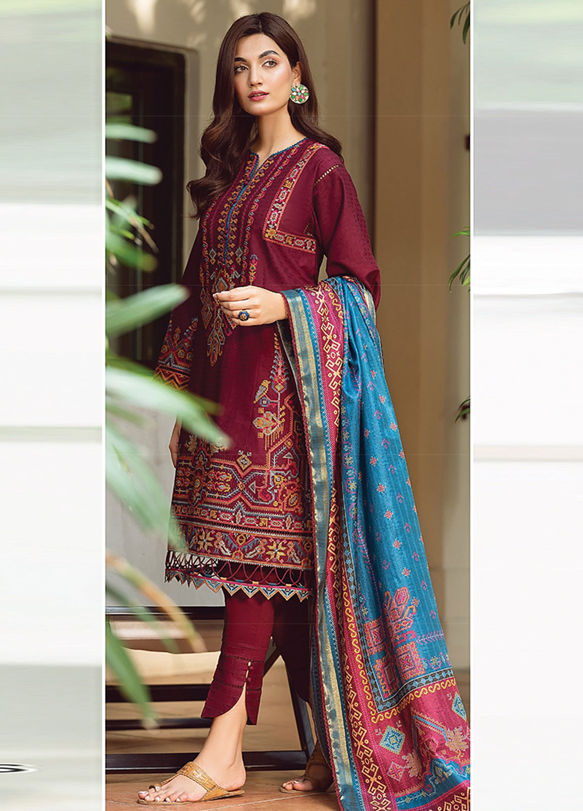 D#03 Jazmin Iris Emb Lawn Collection 223 D#03 Jazmin Iris Emb Lawn Collection 223