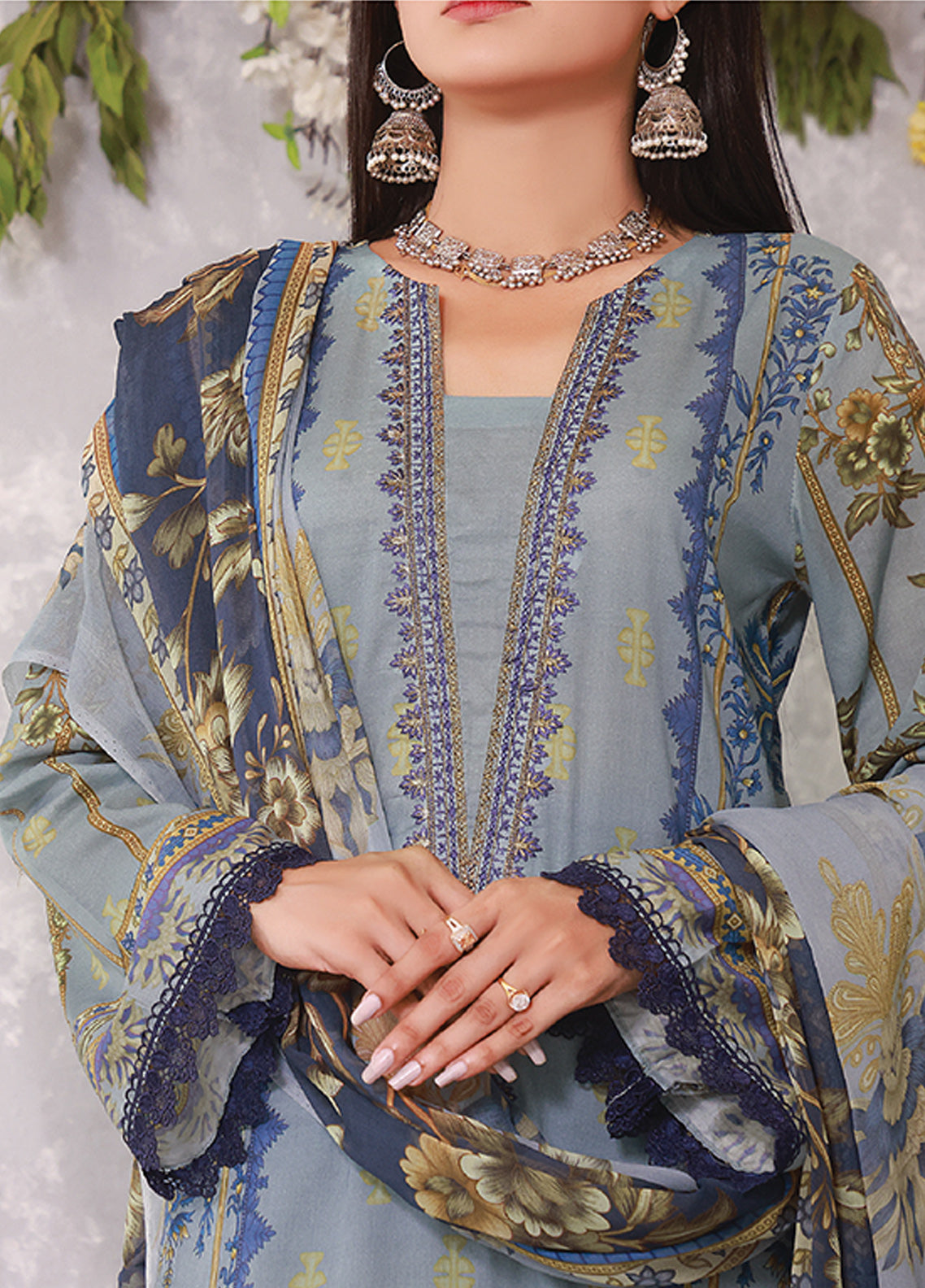 Ayesha Alishba By VS Textile Embroidered Lawn Unstitched 3 Piece Suit - 17 Ayesha Alishba By VS Textile Embroidered Lawn Unstitched 3 Piece Suit - 17