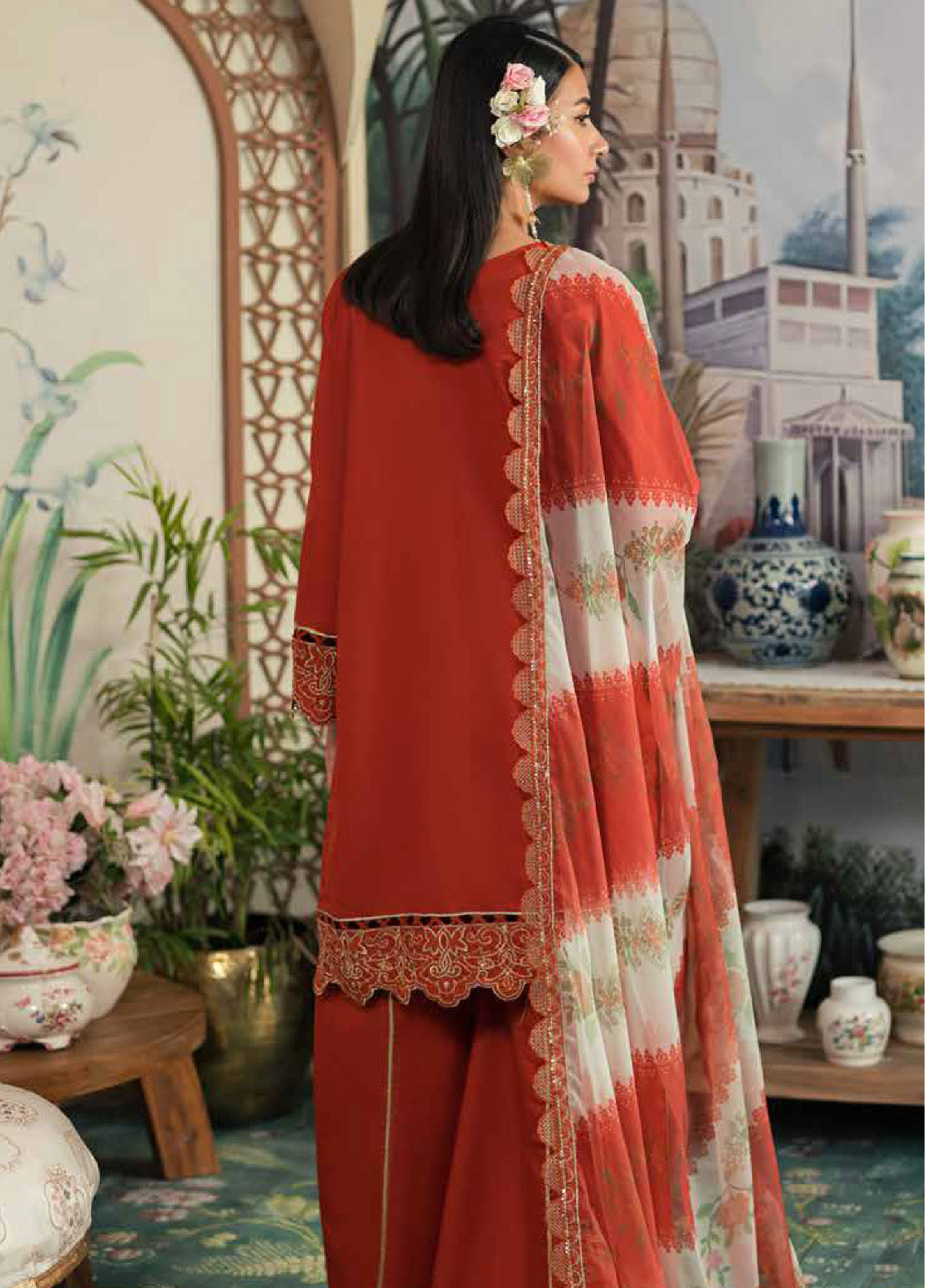 Ayra By Emaan Adeel Embroidered Lawn Unstitched 3 Piece Suit - EA24AL AR-08 Ayra By Emaan Adeel Embroidered Lawn Unstitched 3 Piece Suit - EA24AL AR-08
