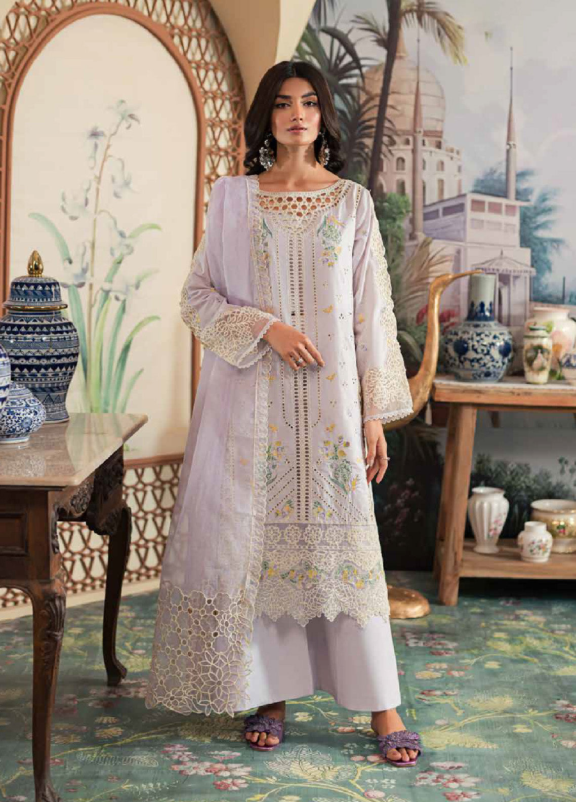 Ayra By Emaan Adeel Embroidered Lawn Unstitched 3 Piece Suit - EA24AL AR-10 Ayra By Emaan Adeel Embroidered Lawn Unstitched 3 Piece Suit - EA24AL AR-10