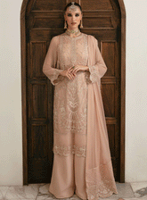 Ayzel By Afrozeh Embroidered Chiffon Unstitched 3 Piece Suit - ABA23TC 5 AMOUR