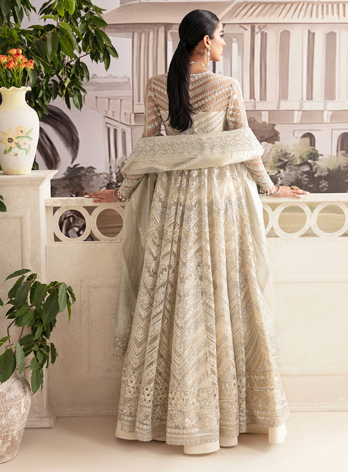 Ayzel By Afrozeh Embroidered Net Unstitched 3 Piece Suit - 01 PERLA Ayzel By Afrozeh Embroidered Net Unstitched 3 Piece Suit - 01 PERLA