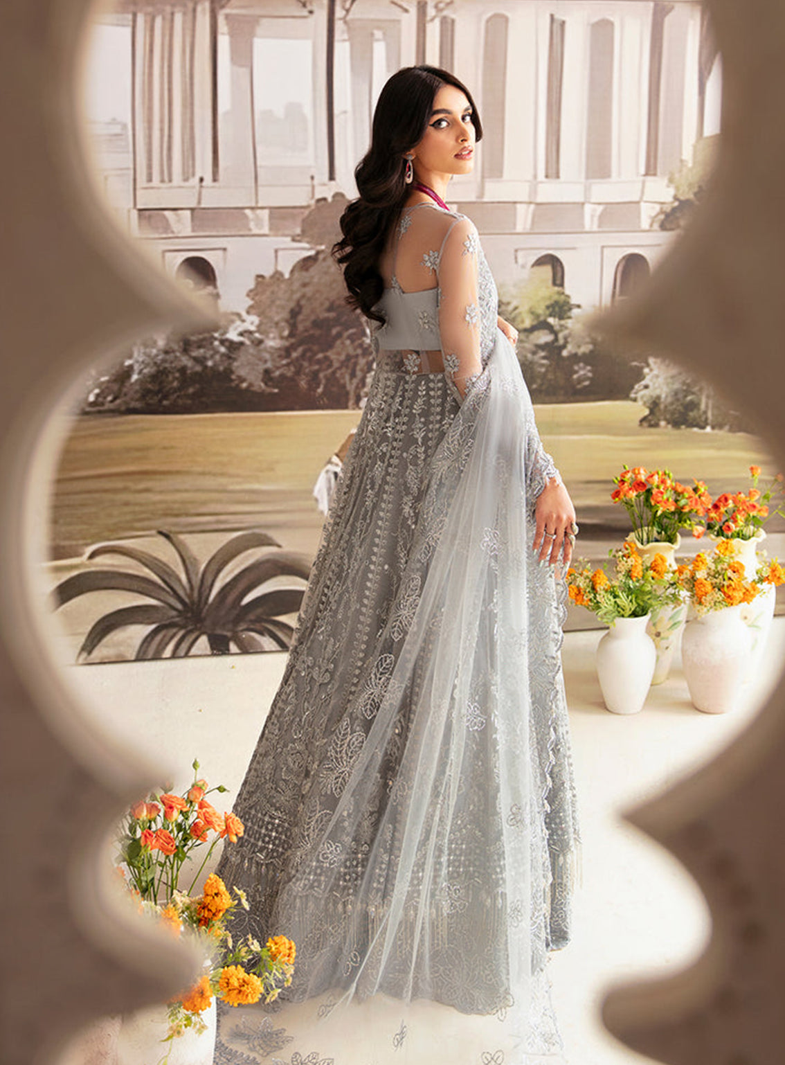 Ayzel By Afrozeh Embroidered Net Unstitched 3 Piece Suit - 03 PYRITE Ayzel By Afrozeh Embroidered Net Unstitched 3 Piece Suit - 03 PYRITE