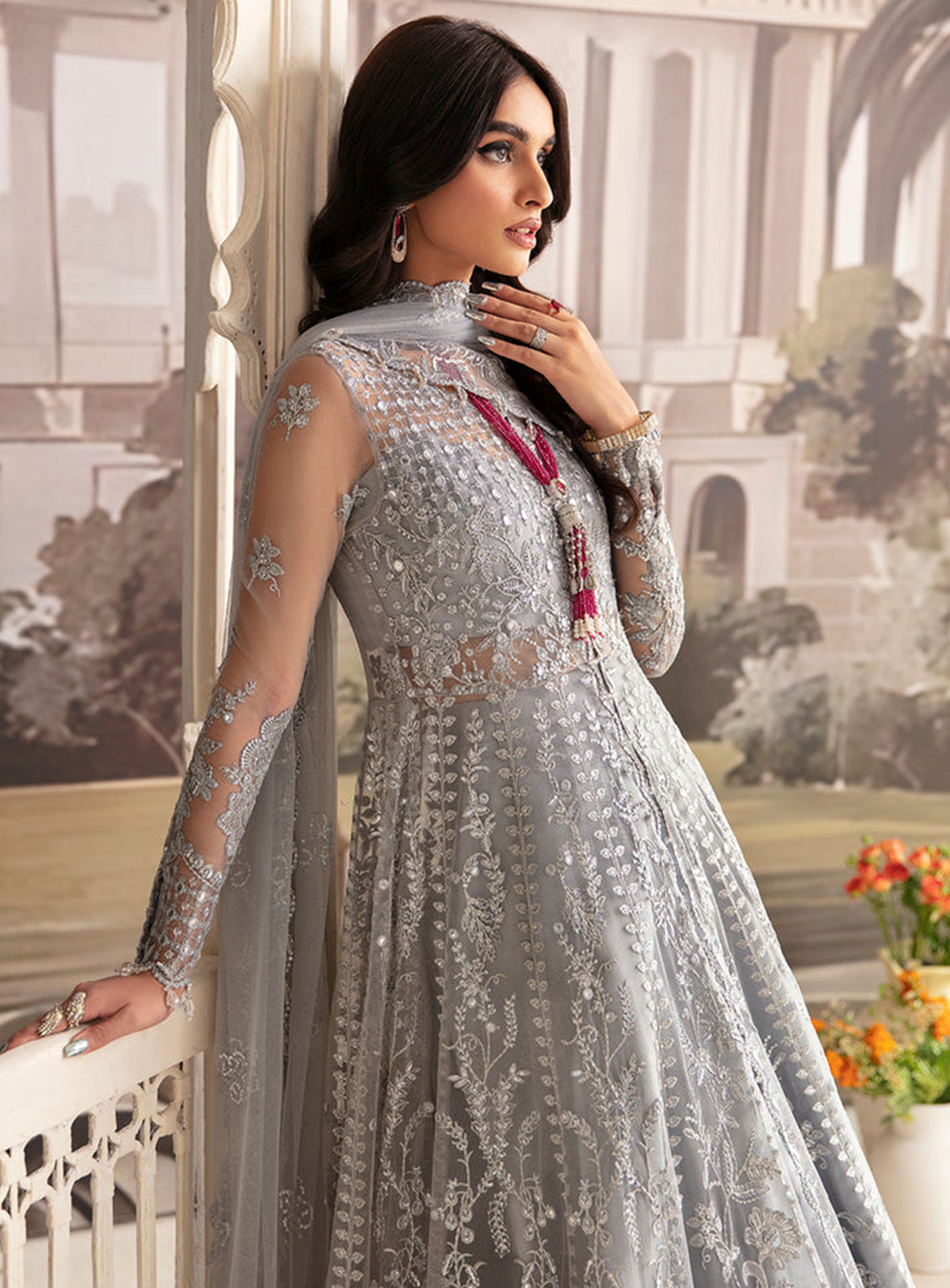 Ayzel By Afrozeh Embroidered Net Unstitched 3 Piece Suit - 03 PYRITE Ayzel By Afrozeh Embroidered Net Unstitched 3 Piece Suit - 03 PYRITE