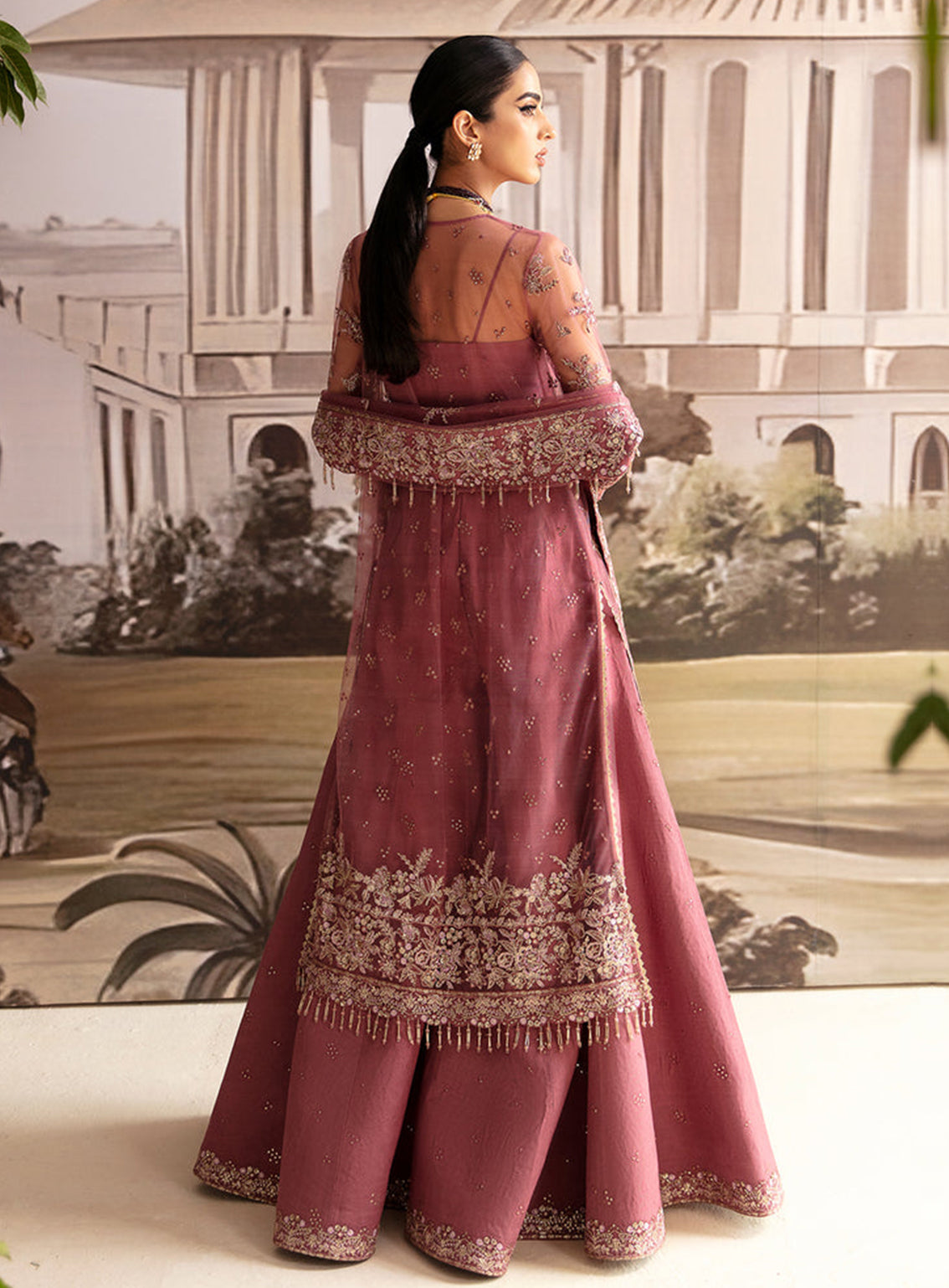 Ayzel By Afrozeh Embroidered Net Unstitched 3 Piece Suit - 08 PANSY Ayzel By Afrozeh Embroidered Net Unstitched 3 Piece Suit - 08 PANSY